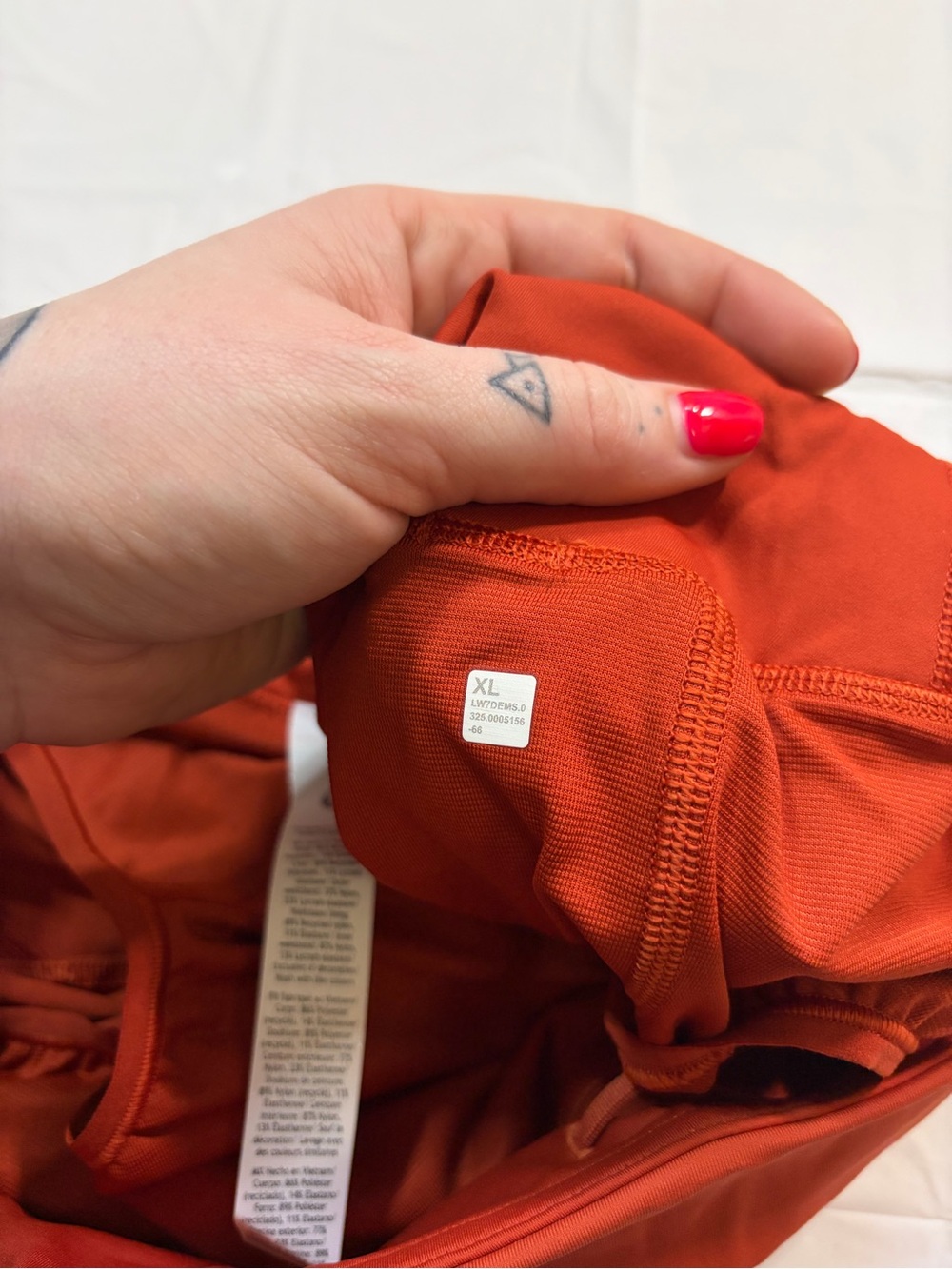 NWT Lululemon Speed Up High-Rise Short *2.5" *Updated Mesh Vent (Autumn Rust) XL - Picture 5 of 8